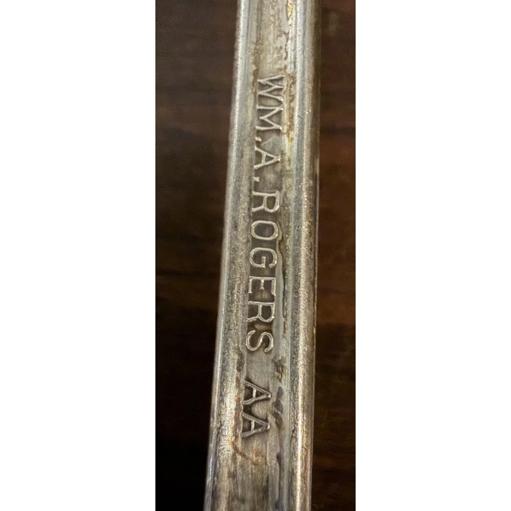 5 Wm A Rogers Berkeley 1929 Silverplate Iced Tea Parfait Spoons 7 3/8
